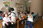 お楽しみ御膳の昼食風景