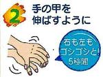 正しい手洗い方法　手順２