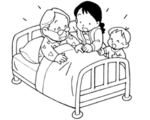 痰を除去してにっこり