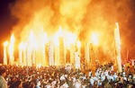 日本三大火祭り　須賀川松明あかし