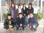 門松と作成スタッフ