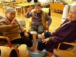 足湯でぽっかぽか