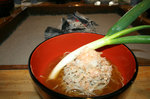 大内宿　名物　ねぎそば　outijuku