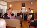 ケアハウスのカラオケ大会