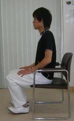 つま先・かかと交互上げ　つま先上げ