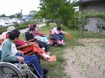 南東北さくら館の畑にて