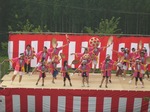ステージイベント　梅沢花笠踊り