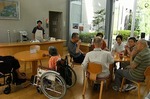交流サロンでのひと時