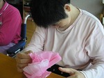 文化祭作品作成中