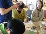 創作活動　しおり作り