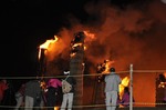 日本三大火祭り松明あかし　須賀川市　Japanese 3 conflagration festival torch proof