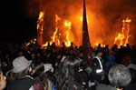 日本三大火祭り松明あかし　須賀川市　Japanese 3 conflagration festival torch proof