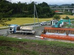 新浄化槽への給水