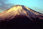 赤富士の山頂
