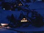 冬の白川郷　夜