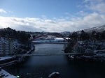 円蔵寺からの風景（只見川）