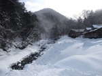 奥鬼怒の山間雪風景 栃木県　日光国立公園内