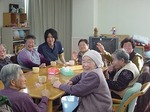 豆まき前の記念撮影