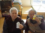 完成。手作りひな人形