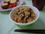ひじきの炊きこわ飯