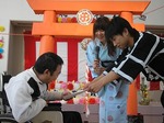 書初め入賞の表彰式